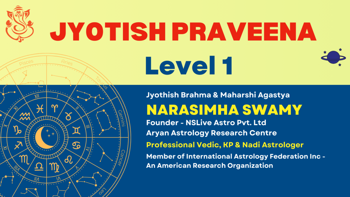 Jyotish Praveena – Level 1