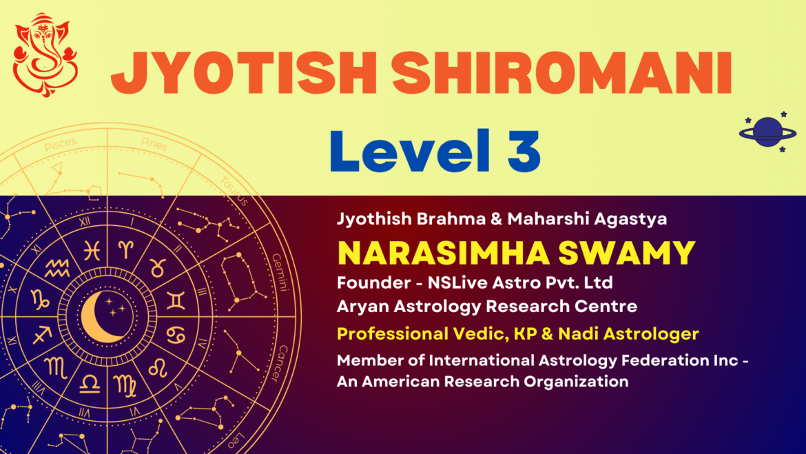 Jyotish Shiromani – Level 3