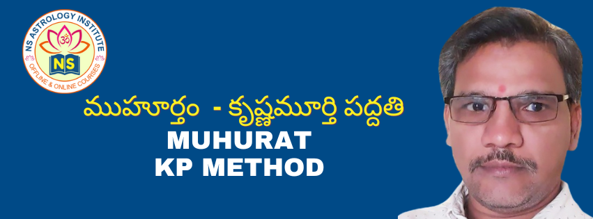 Muhurat – KP Method